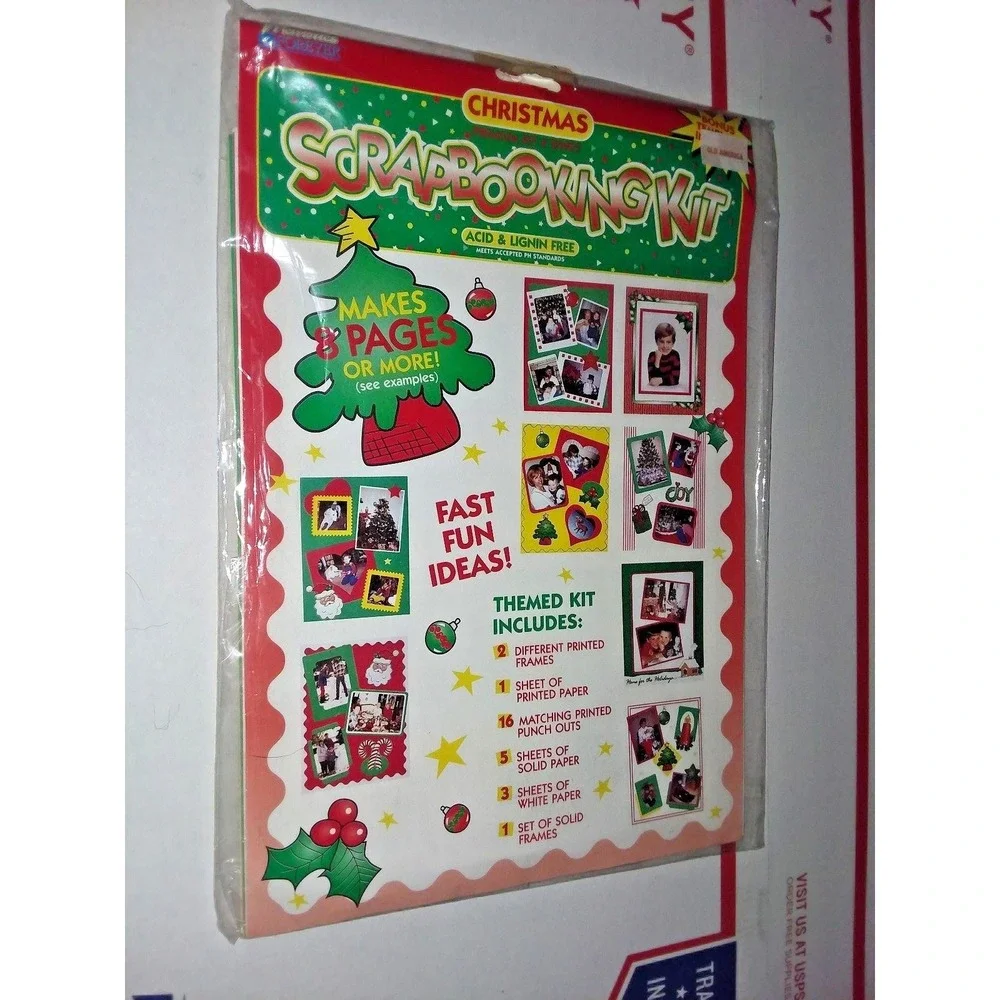 Christmas Memories Forever Scrapbooking Kit 25907 Frames Paper Template